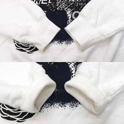 Chanel Sweatshirt Sequin M Size P63298k48933 White Sweatshirt Cotton