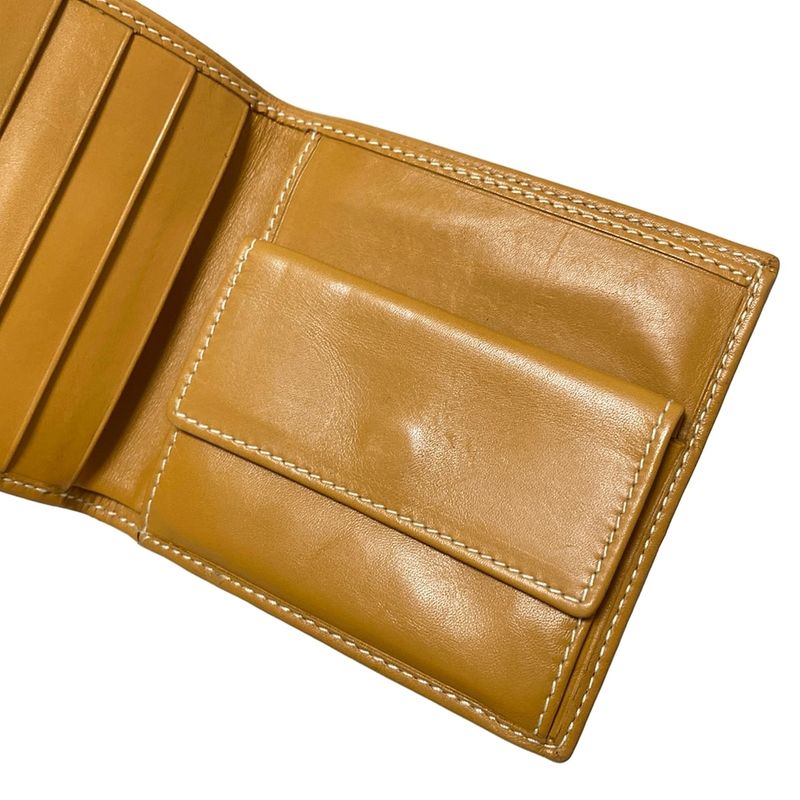 Gucci Bifold Wallet Old Gucci Micro GG Brown And Light Brown Leather