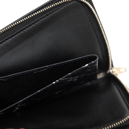 Balenciaga Wallet Men Leather Genuine Black 332250 Compact Wallet with Coin