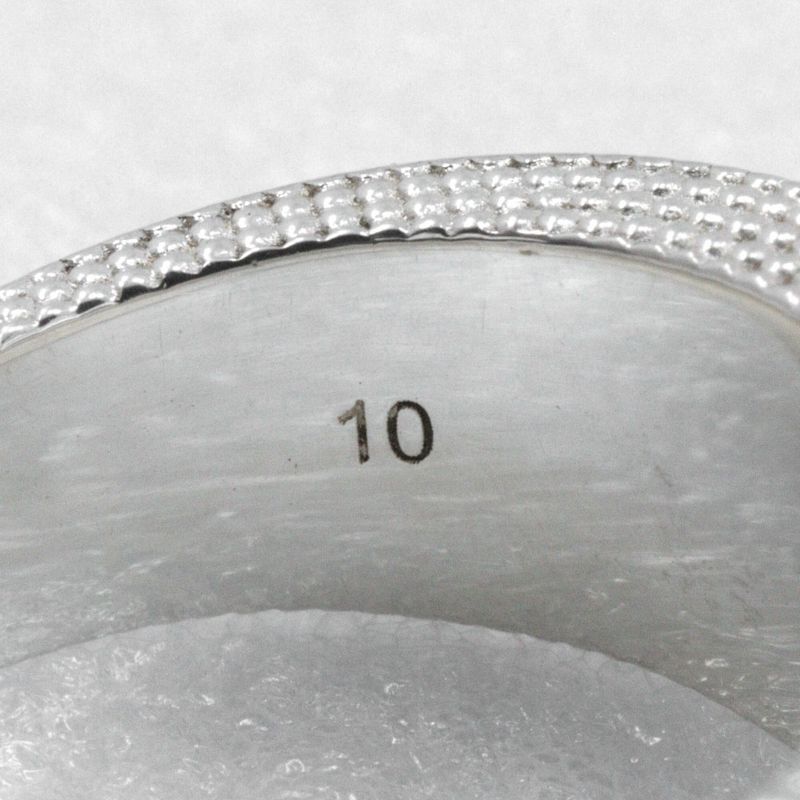 Gucci Interlocking G Silver 925 9.5 Ladies 8.5g Ring