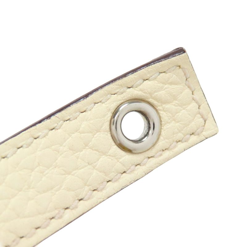 Hermes Picotin Lock MM Silver Hardware Handbag Taurillon Cles Mance Women