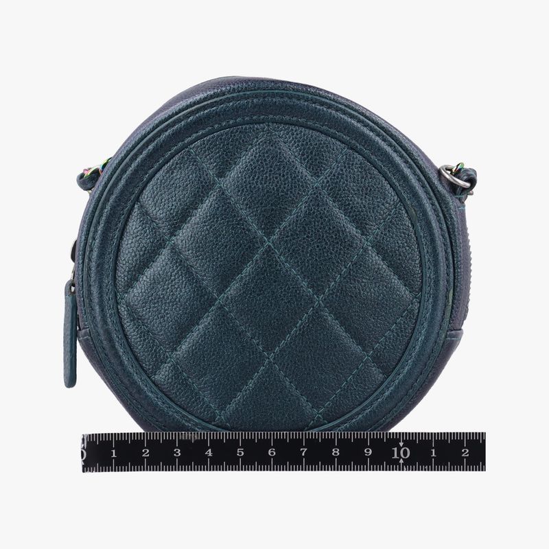 CHANEL  Round Green Caviar Skin A8159926605003