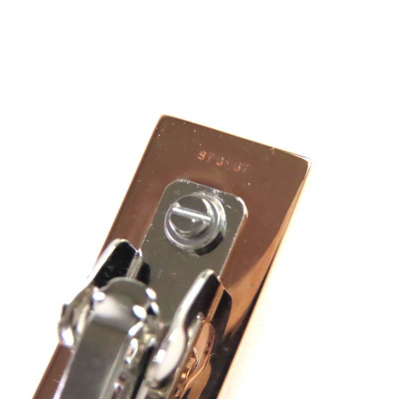 Hermes Irene H Logo Barrette Hair Clip Hair Clip Hair Accessory Gold With