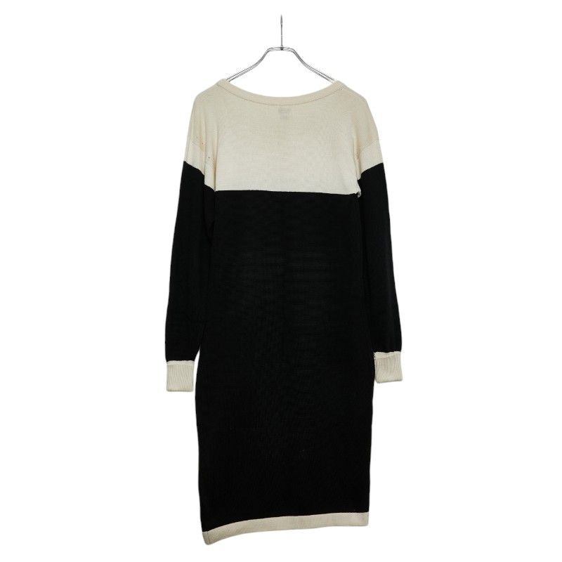 Chanel Dress Long Sleeves Size: 2 Black White Cotton Women's Chanel