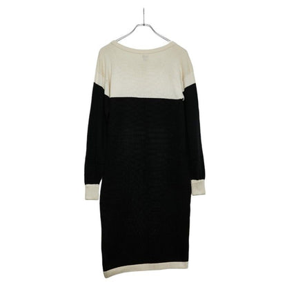 Chanel Dress Long Sleeves Size: 2 Black White Cotton Women's Chanel
