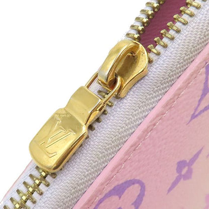 Louis Vuitton Long Wallet Zippy Wallet Monogram Canvas Sunrise Pastel Gold