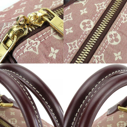 Louis Vuitton Handbag Speedy 30 M56704 Bandouliere Monogram Mini Lin Sepia