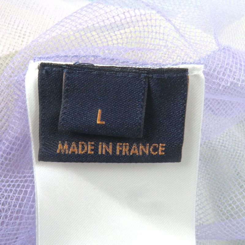 Louis Vuitton 20SS Monogram Tulle Layered Short-sleeved T-shirt Cut And Sewn