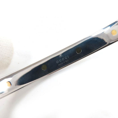 Gucci G Logo Combination Color Bracelet Bangle Silver Gold 17 With Box And