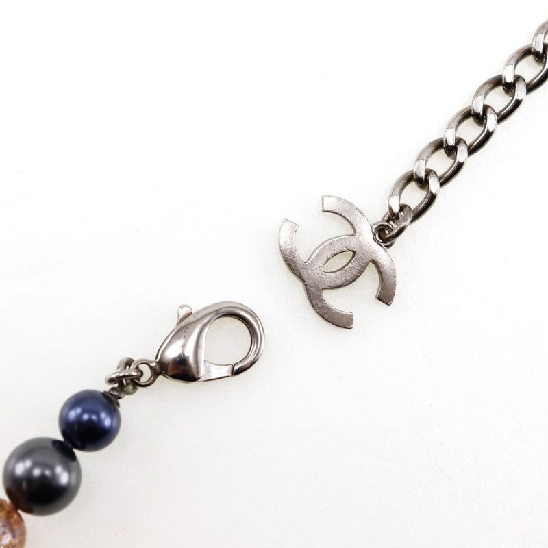 Chanel Coco Mark Metal X Faux Pearl X Rhinestone Multicolor 06P Ladies 147g