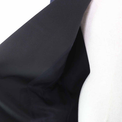 Celine 2 8h28/5065 Phoebe Philo Satin Lapel Crombie Coat Navy Black 34 Made In