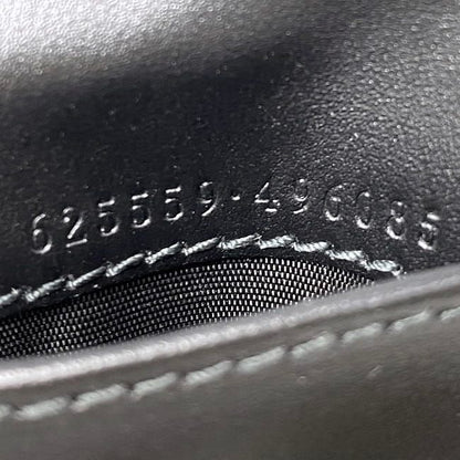 Gucci Bifold Wallet Black GG Embossed 625559 Unused Billfold