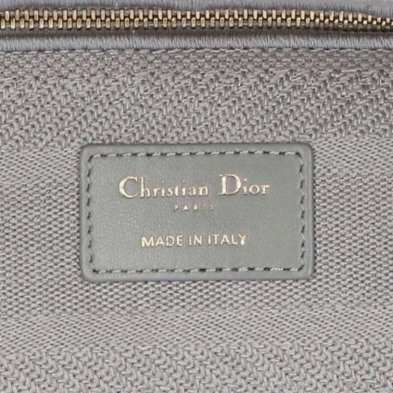 Christian Dior M0565orey Lady Dior D-lite Medium Cannage Canvas Handbag Women