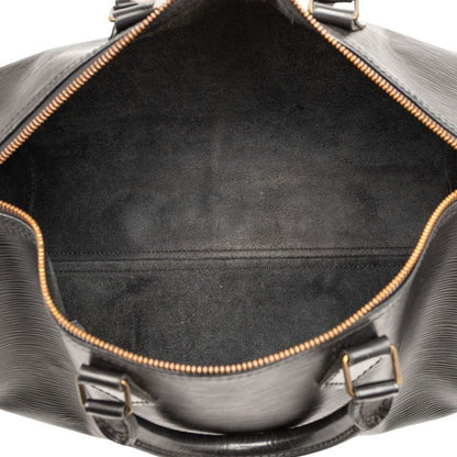 Louis Vuitton Epi Speedy 35 Handbag Boston Bag M42992 Noir Black Leather Women