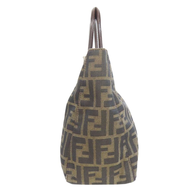 Fendi Zucca Pattern Tote Bag Canvas Women