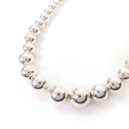 Tiffany & Co Hardware Graduated Ball Necklace 925 Accessories
