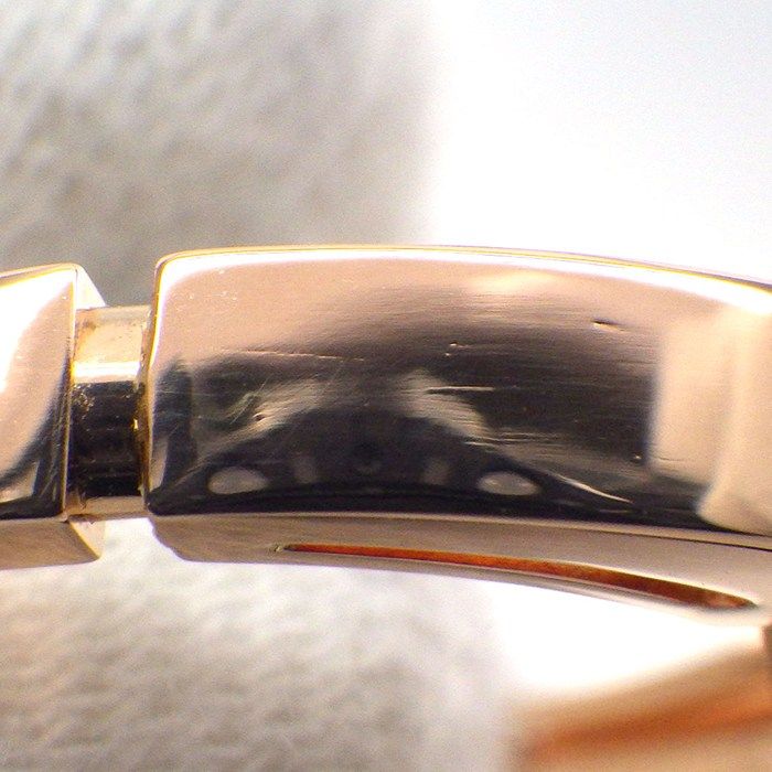 Bulgari Bvlgari Ring Bulgari Openwork 357519 Logo Round Circle White Shell 1