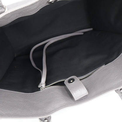 Balenciaga Handbag Shoulder Bag Neo Classic M Leather Gray Women 702502