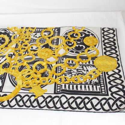 Celine Large Size 90 Chain Scarf Silk Women