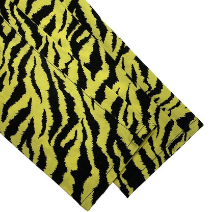 Gucci Zebra Print Skinny Denim Pants 502797 Yellow 24