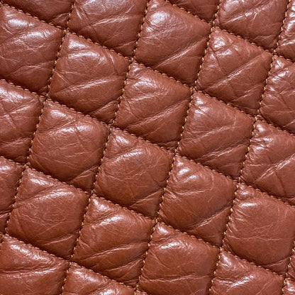 Chanel Matelasse Red Mademoiselle Chain Vintage Gold Hardware Leather Tote Bag