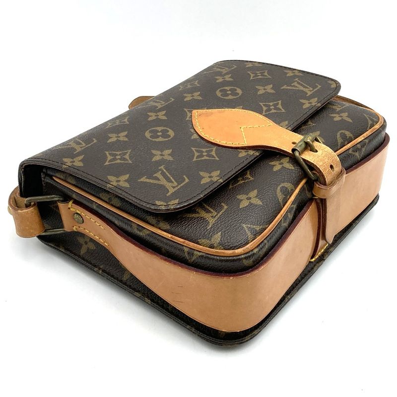 Louis Vuitton M51253 Cartes Ciel Shoulder Bag Brown Monogram Canvas Vintage