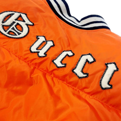 Gucci × New York Yankees Down Jacket Orange 368180