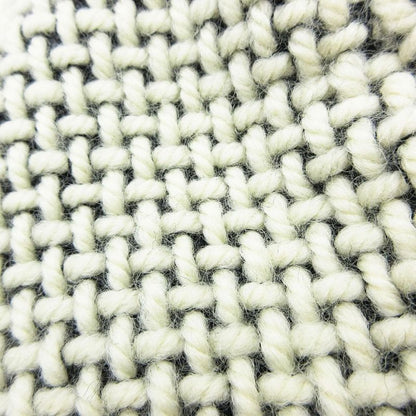 Hermes Alpaca Blend Beanie Knit Cap Hat White 2318 Size 56 Women