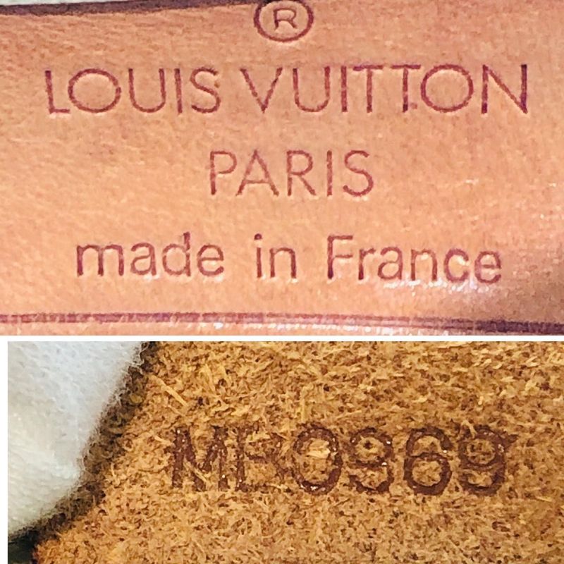 Louis Vuitton M47270 Deauville Monogram Handbag Boston Bag Leather Ladies