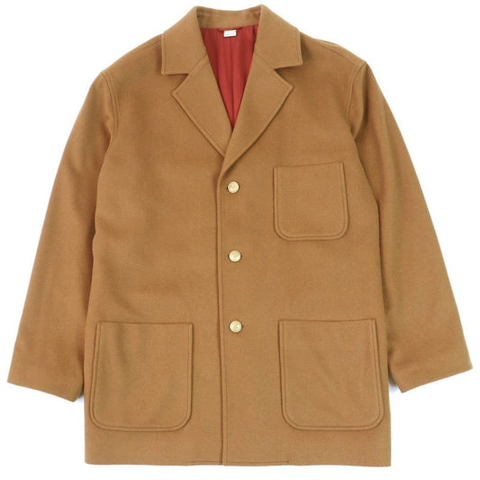 Gucci 728446 100% Cashmere Snake Embroidery Gold Button Single Breasted Coat