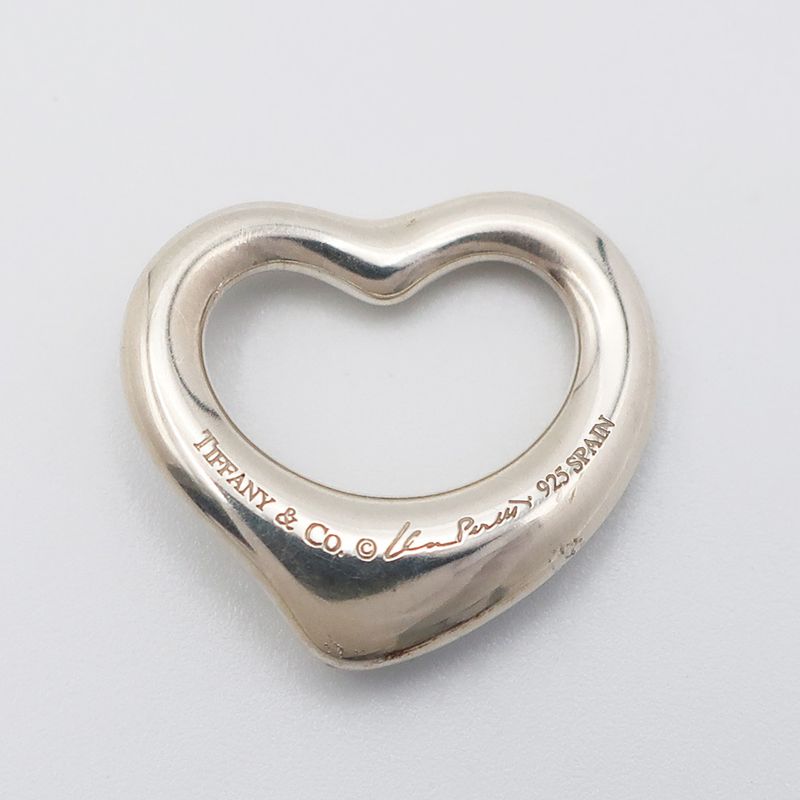 Tiffany & Co Charm Top Open Heart Sv925 Silver - Approx 1.8g Accessori