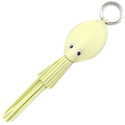 Hermes Charm Poulpe Vaux Epson Stainless Steel Jeanne Milton Silver Hardware