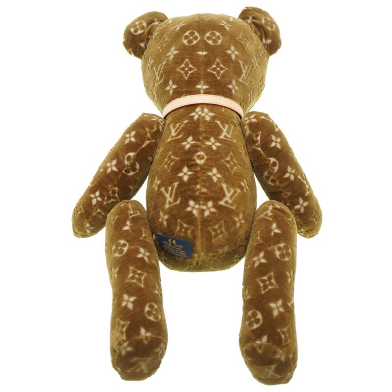 Louis Vuitton Monogram Doudou Teddy Bear Limited Edition 2021 Gi0739 Velour