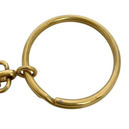 Chanel Key Holder Gold Coco Mark Excellent Condition GP Preowned Chanel