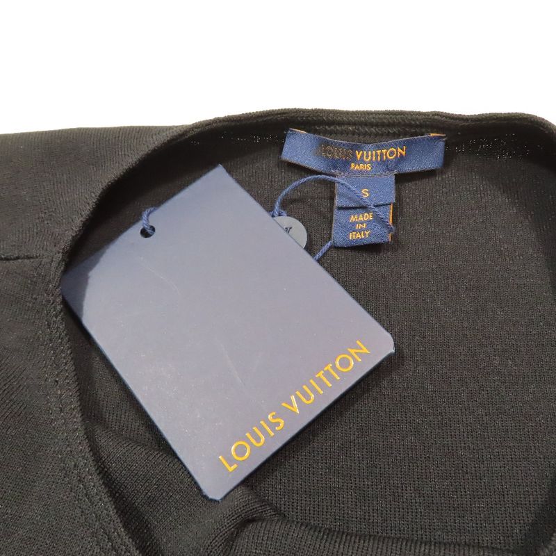 Unused 23ss Louis Vuitton Sleeveless Dress Logo Plate Modified Pullover S Black