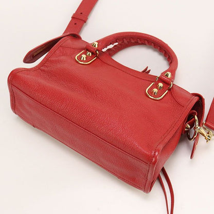 Balenciaga Classic Mini City 390160 Handbag Leather Women
