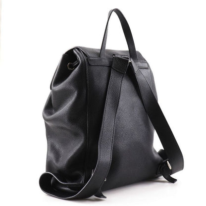Prada Backpack 1bz007 Calf Black Unisex Backpack/daypack