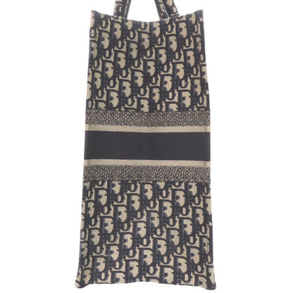 Christian Dior Book Tote Large Oblique M1286zritx Canvas Navy Tote Bag 0095