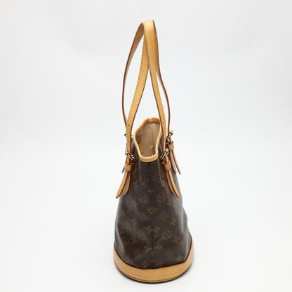 Louis Vuitton M42238 Monogram Tote Bag Bucket PM Handbag Louis Vuitton Brown