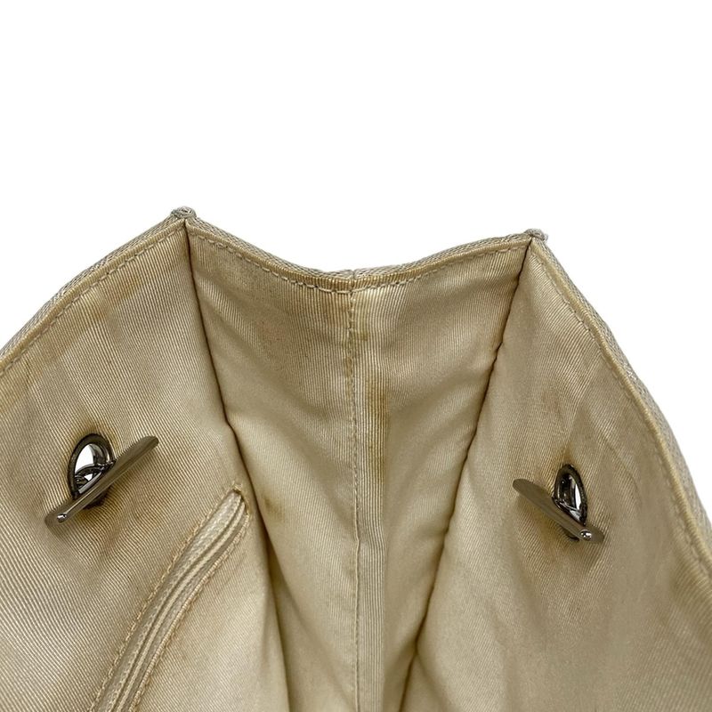 Chanel Tote Bag Ephemera Line White×silver Leather