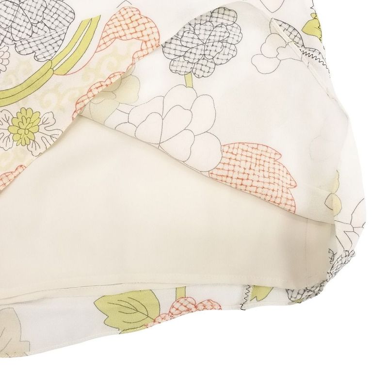 Bottega Veneta Floral Skirt Knee-Length Stitched Reconstructed Docked Bottoms