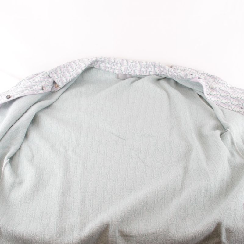 Christian Dior 023m550at099 Oblique Pattern Long Sleeve Shirt Cotton Men's