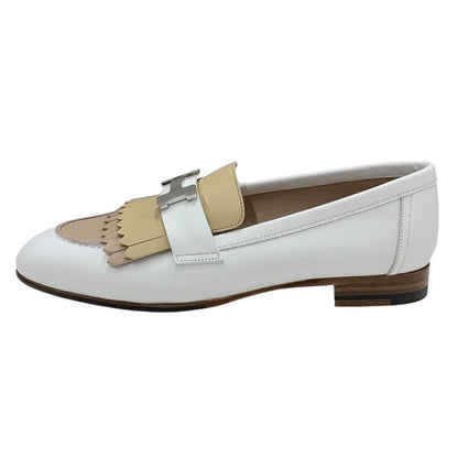 Unused Hermes Royale Loafers Leather Shoes Moccasins Flat Shoes Hhardware