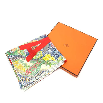 Grade Rare Hermes Carre 90 Carre Geant Elefseria 100% Silk Scarf With Box
