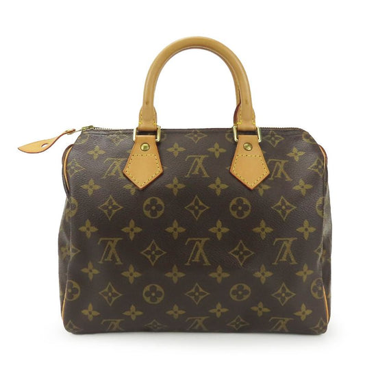 Louis Vuitton Handbag Speedy 25 M41528 Monogram Brown Gold Hardware Mini Boston