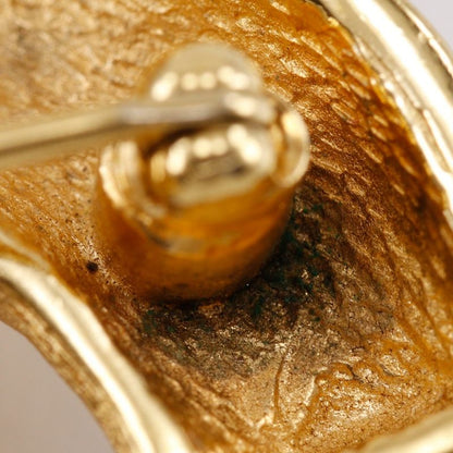 Chanel Bamboo Coco Mark Vintage Gold Plated 107 Ladies 35.0g Brooch