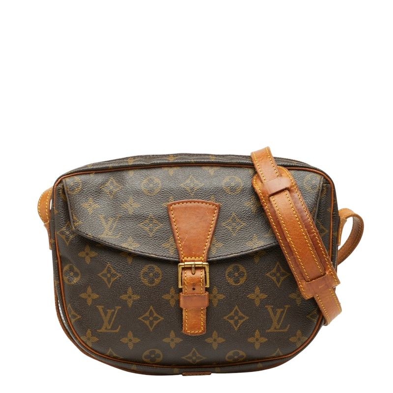 Louis Vuitton Monogram Genefeuille MM Crossbody Shoulder Bag M51226 Brown PVC