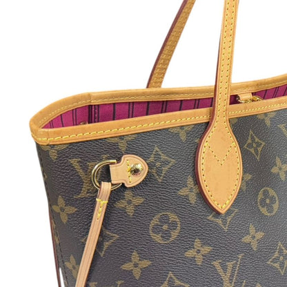 Louis Vuitton Neverfull PM Monogram Tote Bag Monogram Canvas M41245 Brown