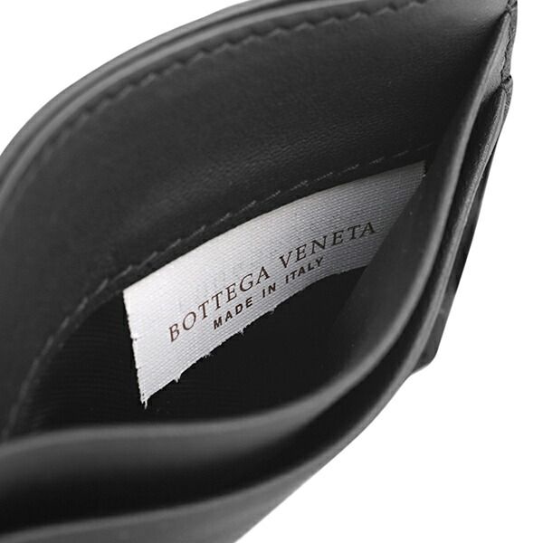 Bottega Veneta Card Case Nero/silver