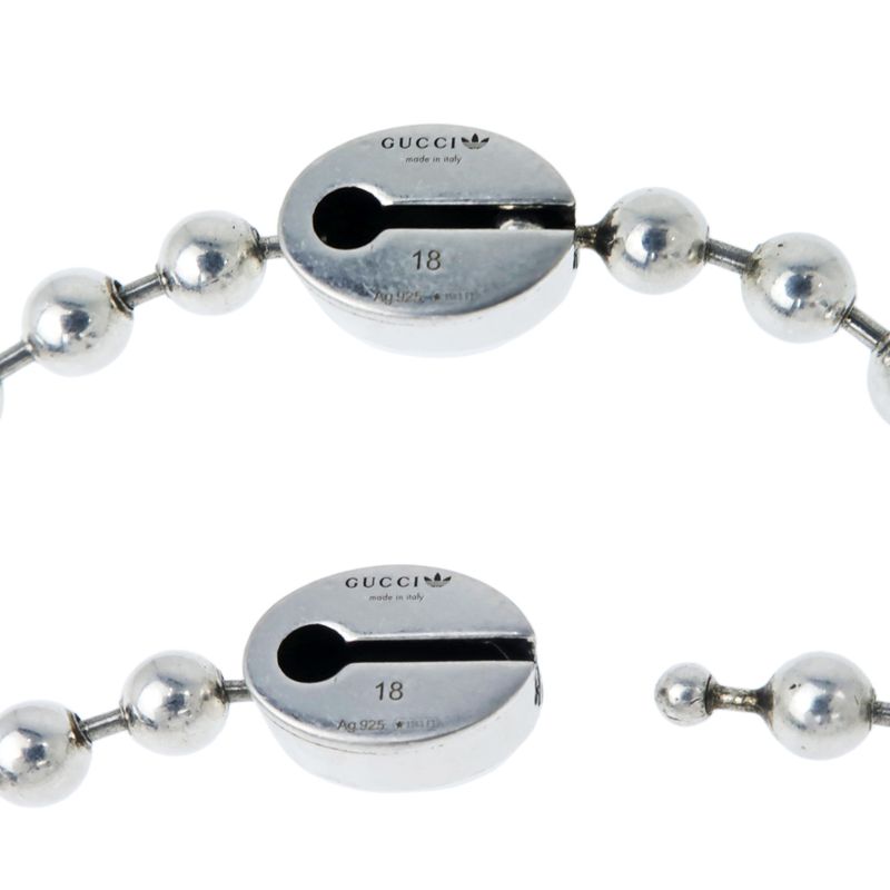 Gucci Adidas Collaboration Bracelet Ball Chain 18 Ag925 Multicolor